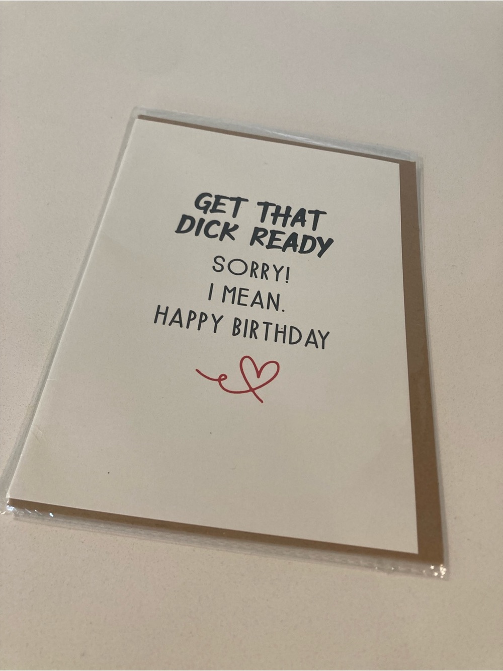 Humorous Flirtatious Birthday Card